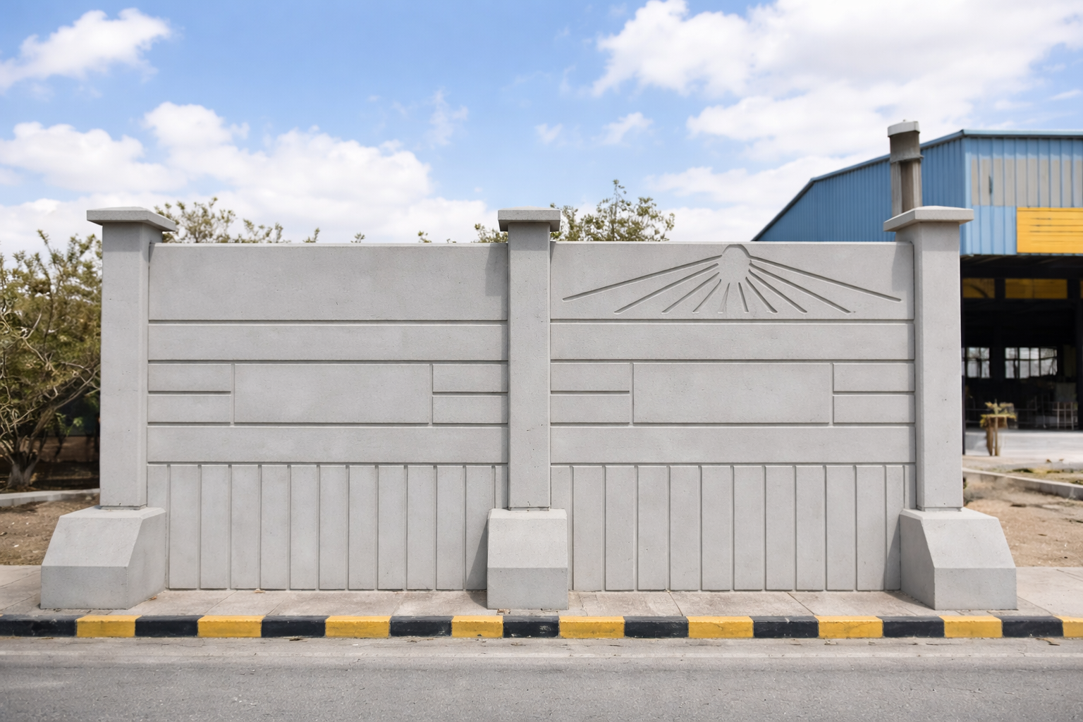Product image: 🏗️ Precast Concrete Fencing Systems
